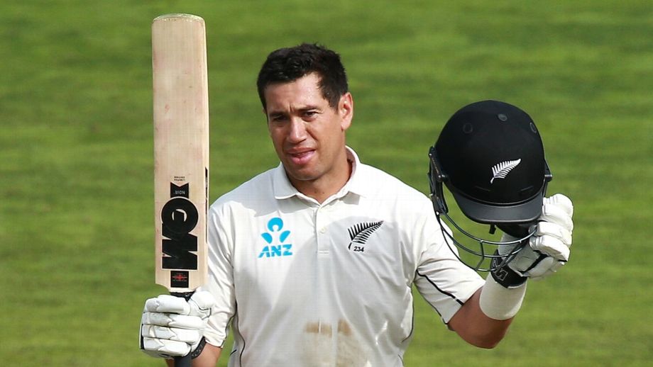 Ross Taylor celebrates